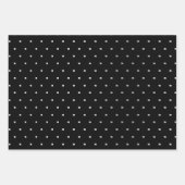 サッカー白黒パーソナライズされた ラッピングペーパーシート (正面2)