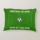 サッカー競技場あなたの文字 アクセントクッション (裏面)