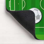 サッカー競技場および球 マウスパッド (コーナー)