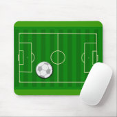 サッカー競技場および球 マウスパッド (マウス)