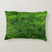 サッカー競技場からの芝生の質 アクセントクッション (裏面)
