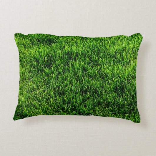 サッカー競技場からの芝生の質 アクセントクッション (裏面)