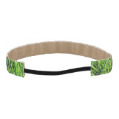 サッカー競技場からの芝生の質 アスレチックヘッドバンド (裏面)