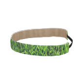 サッカー競技場からの芝生の質 アスレチックヘッドバンド (右)