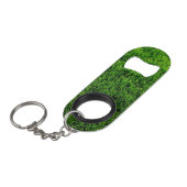 サッカー競技場からの芝生の質 キーホルダー栓抜き (正面アングル)
