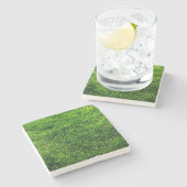 サッカー競技場からの芝生の質 ストーンコースター (横)