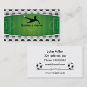 サッカー競技場 名刺 (正面/裏面)