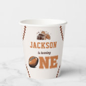 サッカー第1期紙カップ 紙コップ (裏面)