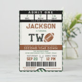 サッカー第2ダウン第2の誕生日招待状 招待状 (スタンド正面)