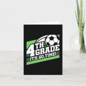 サッカー第4級サッカー初日新学期 カード (正面)