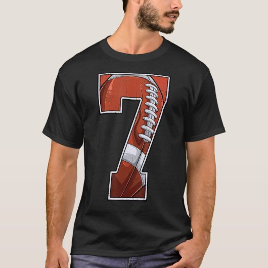 サッカー第7誕生日少年7年Ol Tシャツ (正面)