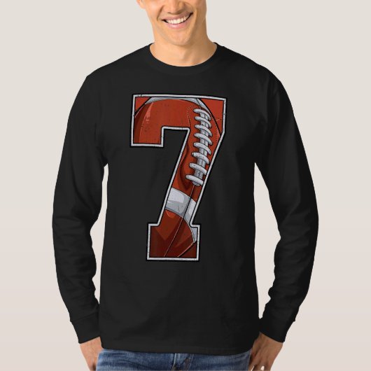 サッカー第7誕生日少年7年Ol Tシャツ (正面)