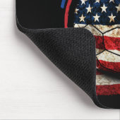 サッカー精神USA、サッカー選手USA愛国心 マウスパッド (コーナー)