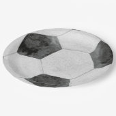 サッカー紙皿 ペーパープレート (アングル)