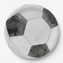 サッカー紙皿 ペーパープレート