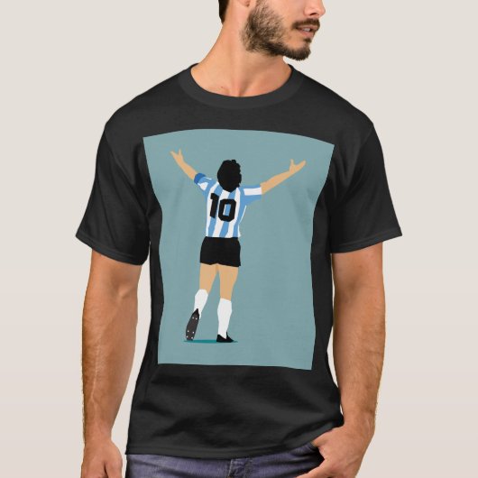 サッカー素晴らしの神が常に Tシャツ (正面)