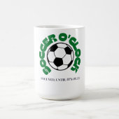 サッカー終了まで集中 – サッカー コーヒーマグカップ (中央)