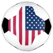 サッカー統一された州の国旗 サッカーボール (回転)