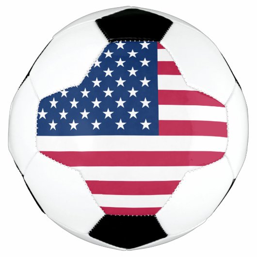 サッカー統一された州の国旗 サッカーボール (正面)