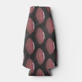 サッカー絵を描のパターン ボトルクーラー (正面)