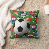 サッカー装飾用クッション クッション (ブランケット)