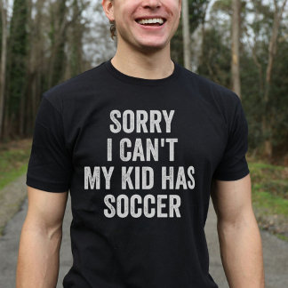 サッカー親サッカーママパパ おもしろい Tシャツ