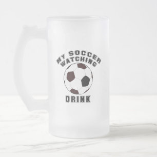 サッカー観戦 フロストグラスビールジョッキ