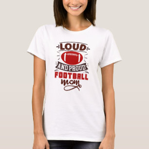 サッカー誇りを持ったのママ Tシャツ