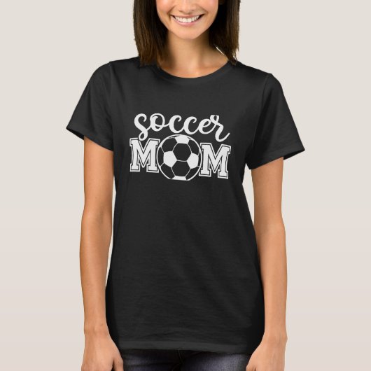 サッカー誇りを持ったの母スポーツ女性 Tシャツ (正面)