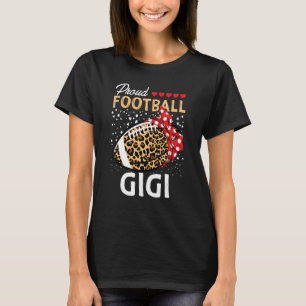サッカー誇りを持ったギィ女子レオパード試合日プレーヤー Tシャツ