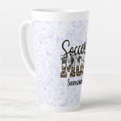 サッカー誇りを持ったママ – 横綱チャンピオン カフェラテマグ (左アングル)