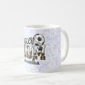 サッカー誇りを持ったママ – 横綱チャンピオン コーヒーマグカップ (正面右)