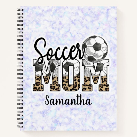 サッカー誇りを持ったママ – 横綱チャンピオン ノートブック (正面)