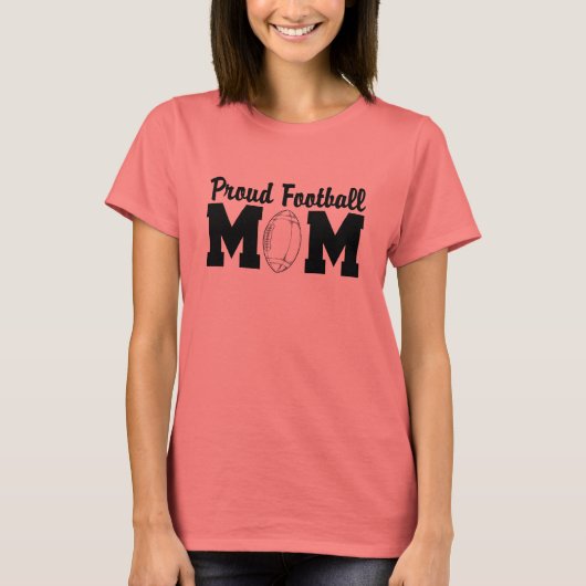 サッカー誇りを持ったママTシャツ Tシャツ (正面)