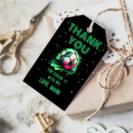 サッカー誕生日ありがとう ギフトタグ