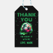 サッカー誕生日ありがとう ギフトタグ (正面)