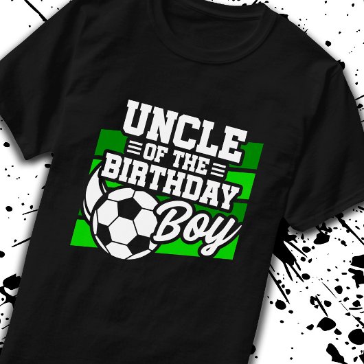 サッカー誕生日おじさん – ボーイズサッカー誕生日 Tシャツ