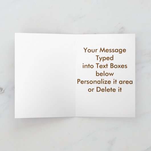 サッカー誕生日カードあなたの名前とメッセージ カード (内部)