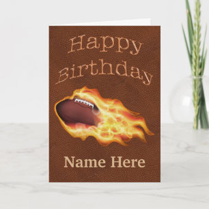 サッカー誕生日カードあなたの名前とメッセージ カード