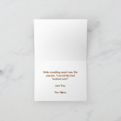 サッカー誕生日カード サンキューカード (内部)