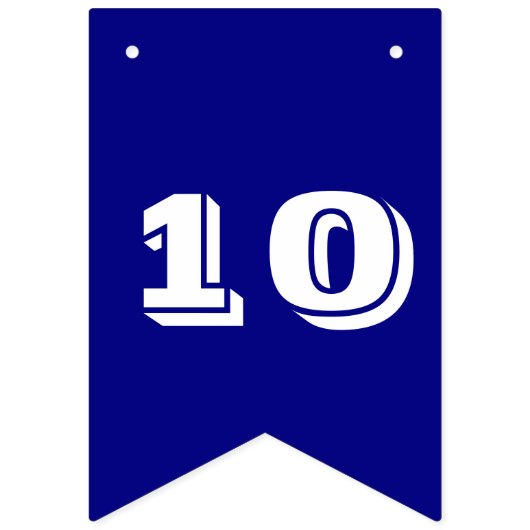 サッカー誕生日ガーランドクール少年パーティー海軍 バンティングフラッグ (第2の旗)