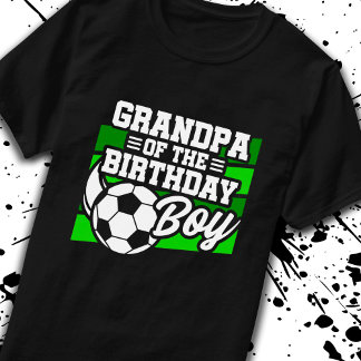 サッカー誕生日グランパ – ボーイズサッカー誕生日 Tシャツ