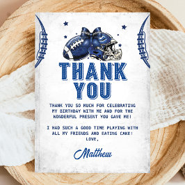 サッカー誕生日サンキューカード サンキューカード