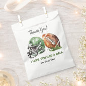 サッカー誕生日サンキューフェイバーバッグ フェイバーバッグ (クリップ留めされた状態)