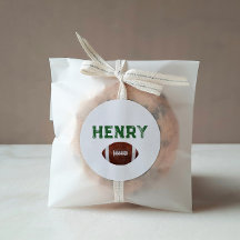 サッカー誕生日シール