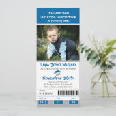 サッカー誕生日チケット 招待状 (スタンド正面)