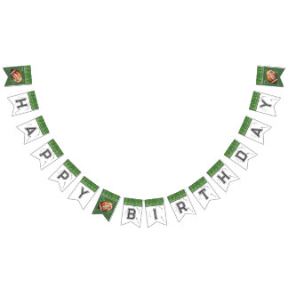 サッカー誕生日バンティングバナー、1年下 バンティングフラッグ