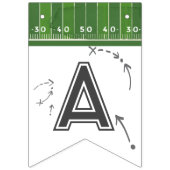 サッカー誕生日バンティングバナー、1年下 バンティングフラッグ (第3の旗)