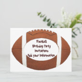 サッカー誕生日パーティーの招待のお知らせ 招待状 (スタンド正面)