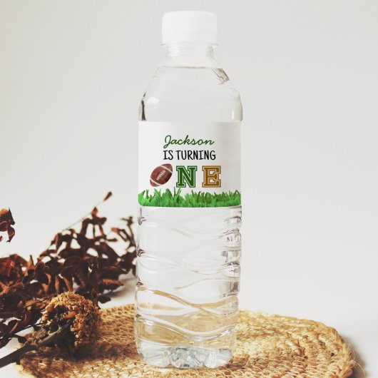 サッカー誕生日パーティーウォーターボトルラベル ペットボトルラベル